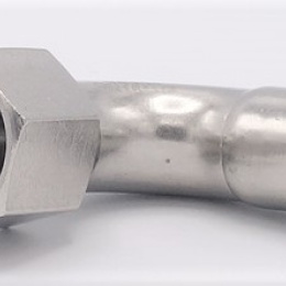Coude 90°, à pression, F/filetage intérieur 15 mm_1/2" inox