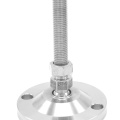Pieds en acier inoxydable, réglables en hauteur, avec articulation D100 M16 100 mm