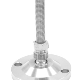 Pieds en acier inoxydable, réglables en hauteur, avec articulation D100 M16 100 mm