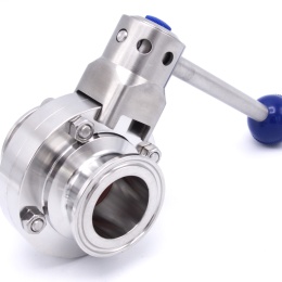 Valves directes en acier inoxydable, Clamp type C-C