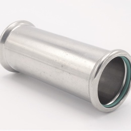 Accouplement étendu, presse 35 mm, inox, raccord à sertir