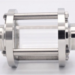 Indicateur de circulation en verre borosilicate et acier inox