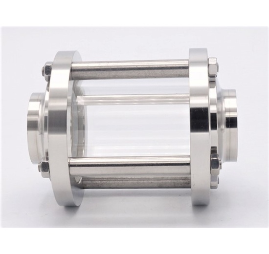 Indicateur de circulation en verre borosilicate et acier inox