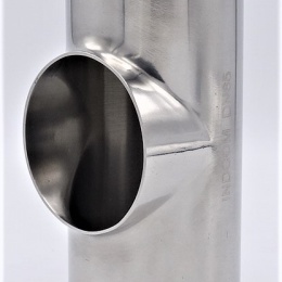 Pièces T courtes, inox,  à souder DN65 (70x2mm)