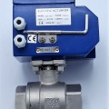 Robinet à tournant sphérique, acier inox, en deux parties avec adaptateur pour propulsion