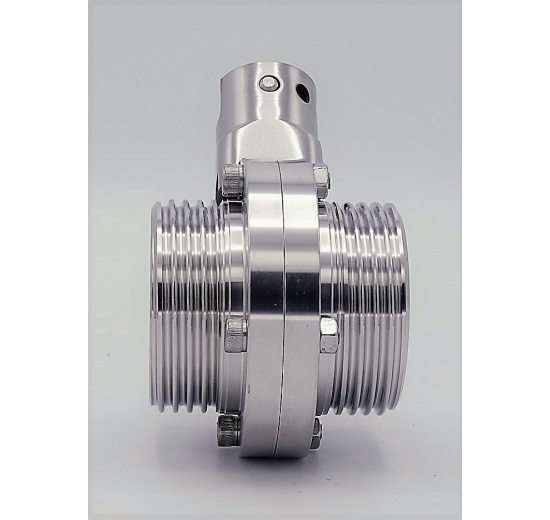 DIN mâles G-G  vanne papillon