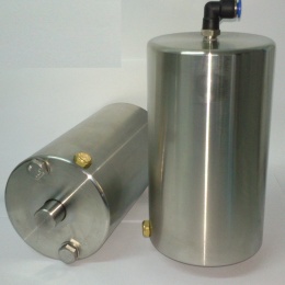 Propulsion pneumatique en acier inoxydable, monoactive (air-ressort)