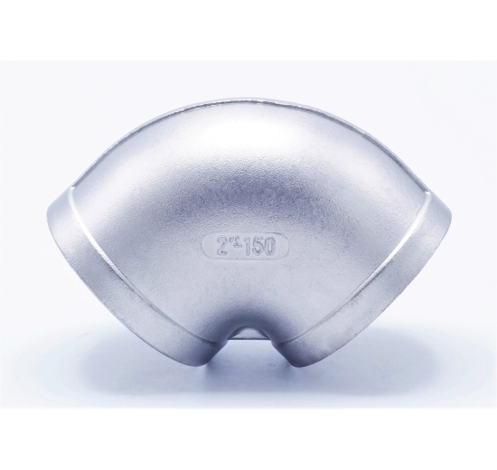 Inox  Coude de filetage type 301_ 90°,  2"