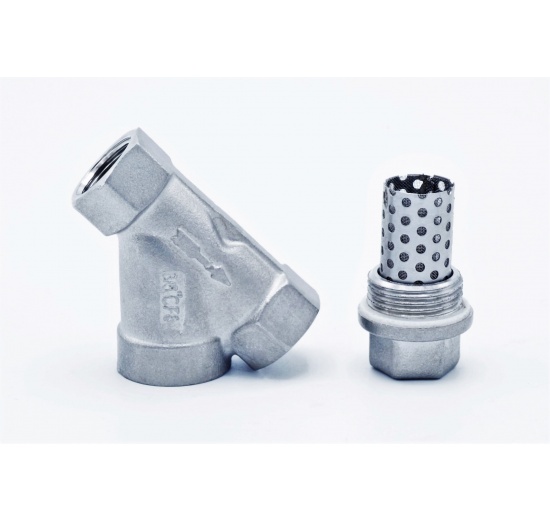 Filtre en Y avec le tamis fin en acier inox