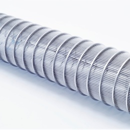 Filtre tubulaire cornier  type C-C, DN50 (collier 64mm) tamis à fentes de filtration intérieure 0,8 mm