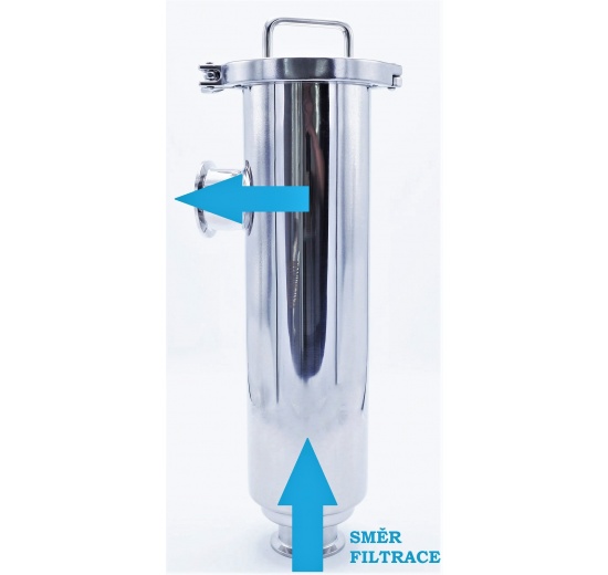 Filtre tubulaire cornier | type C-C, DN65 (K91), tamis à fentes de filtration intérieure 0,55 mm