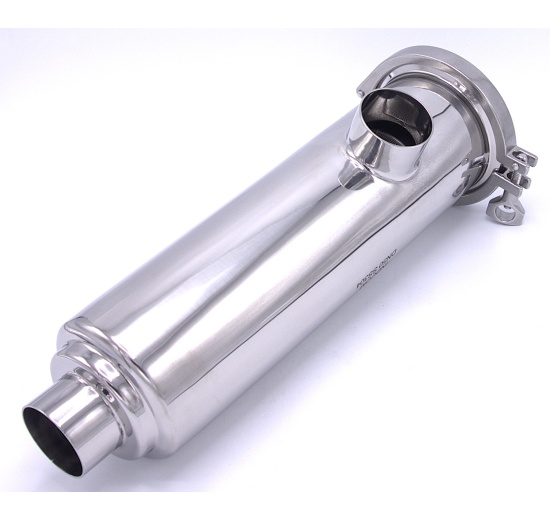 Filtre tubulaire, raccord d’entrée/sortie DN50 soudé