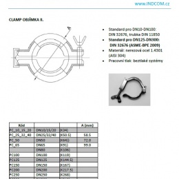 heavy duty clamp, clamp collier