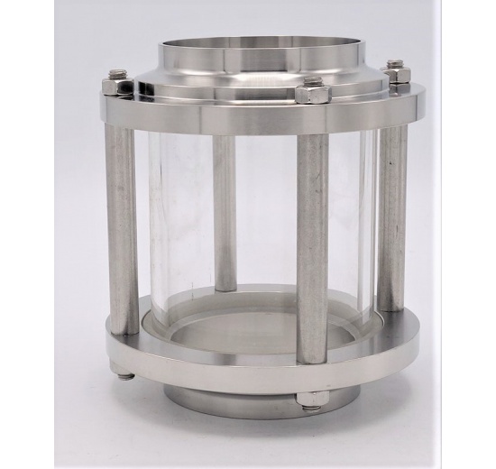 Indicateur de circulation court, à souder S-S, type B DN80