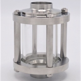 Indicateur de circulation droit, à souder S-S, type B | DN32