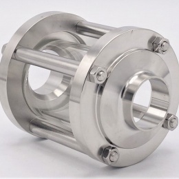 Indicateur de circulation droit, à souder S-S, type B | DN32