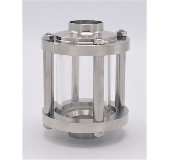 Indicateur de circulation droit, à souder S-S, type B | DN32