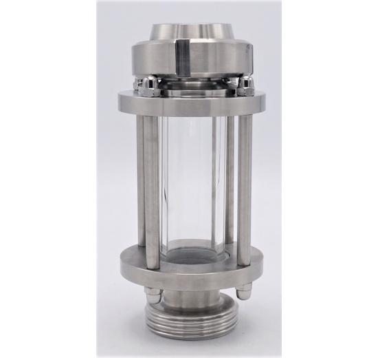 Indicateur de circulation, écrou rond - col fileté K/M-G DN32