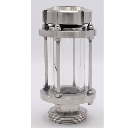 Indicateur de circulation, écrou rond - col fileté K/M-G | DN40