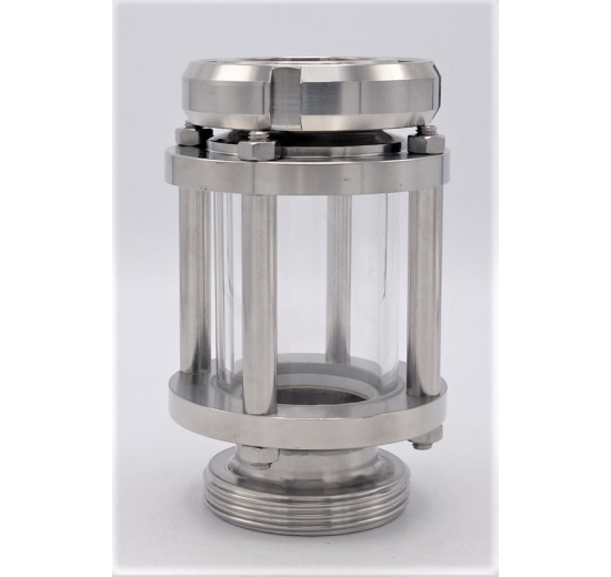 Indicateur de circulation, écrou rond - col fileté K/M-G DN50