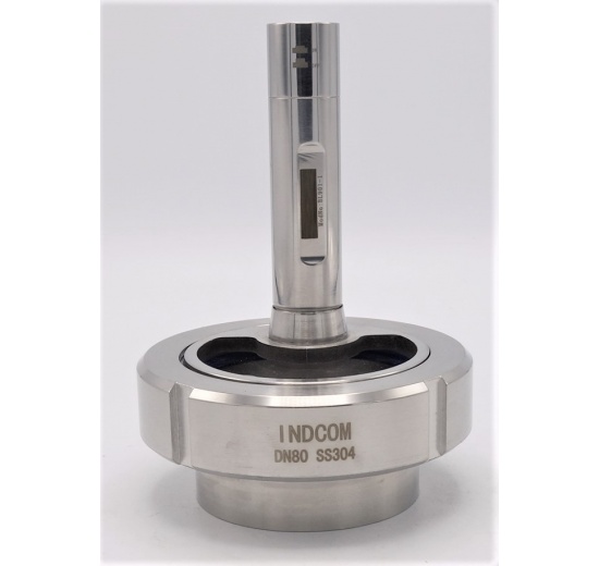 Indicateur de circulation en inox, raccordement à souder, avec éclairage, (pour cuves)