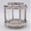 Indicateur de circulation en verre borosilicate et acier inox 1.4301 (AISI 304)