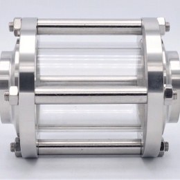 Indicateur de circulation en verre borosilicate et acier inox