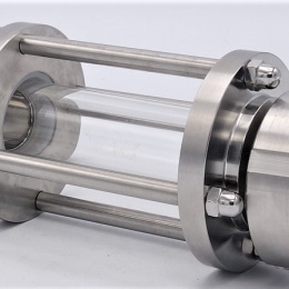 Indicateur de circulation en verre borosilicate et acier inox