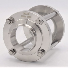 Indicateur de circulation en verre borosilicate et acier inox