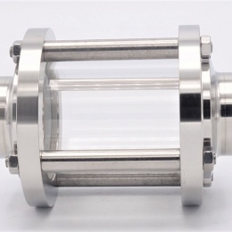 Indicateur de circulation en verre borosilicate et acier inox