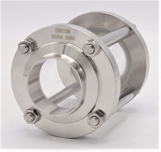 Indicateur de circulation en verre borosilicate et acier inox