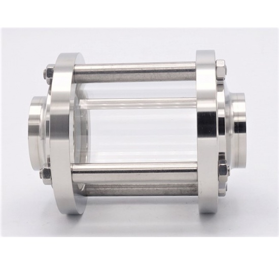 Indicateur de circulation en verre borosilicate et acier inox