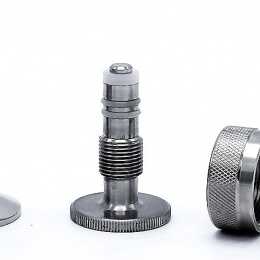 Indicateur de niveau, connexion Clamp, partie supérieure et inférieure