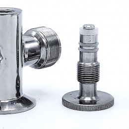 Indicateur de niveau, connexion Clamp, partie supérieure et inférieure