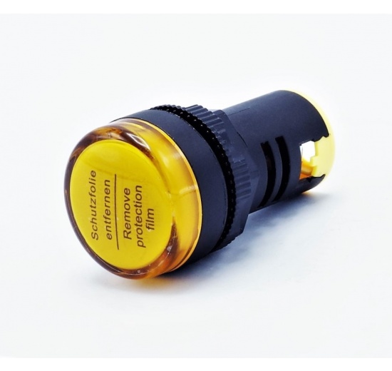 Indicateur LED - jaune, AC / DC 24 V