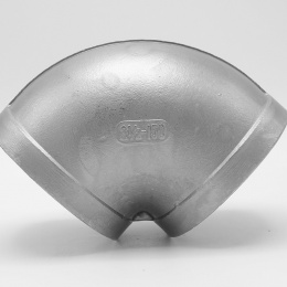 Inox Coude de filetage type 301_ 90°, 2 1/2"