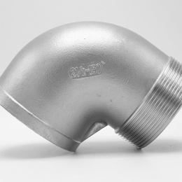 inox Coudé fileté inox mâle/femelle type 304_ 90°, 2 1/2"