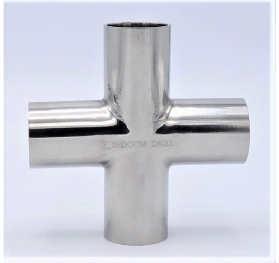 Inox Croix, à souder DN32 (34x1,5mm), indcom.cz