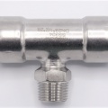 inox Pièce en T, pressage, F/M (filetage extérieur)/F | 28_1/2"_28