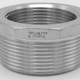 Inox  Réduction de filetage de l'extérieur/de l'interieur type 325, 2"x6/4"