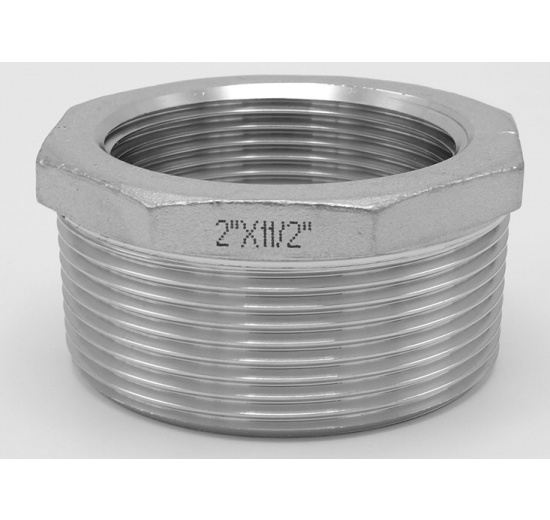 Inox  Réduction de filetage de l'extérieur/de l'interieur type 325, 2"x6/4"