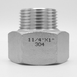 Inox Réduction de filetage de l'interieurde/ l'extérieur type 324 5/4"x1"