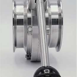 inox sanitaire CLAMP vanne papillon