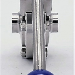 inox sanitairy vanne papillon soudée S-S