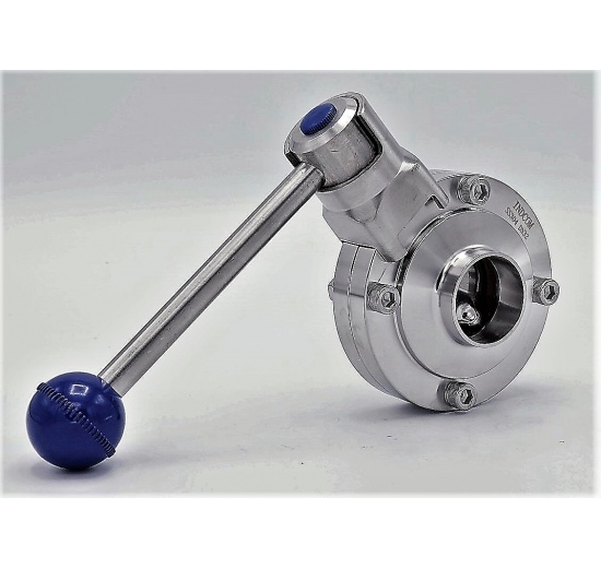 inox sanitairy vanne papillon