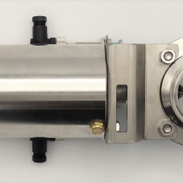 inox vanne papillon actionneur pneumatiques CLAMP DN50 sanitaire