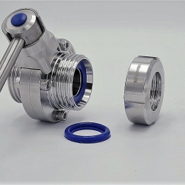 inox vanne papillon DIN G-G DN25