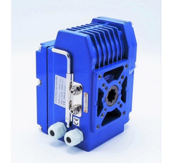 jednootáčkový elektrický servomotor se svorkovnicovým připojením