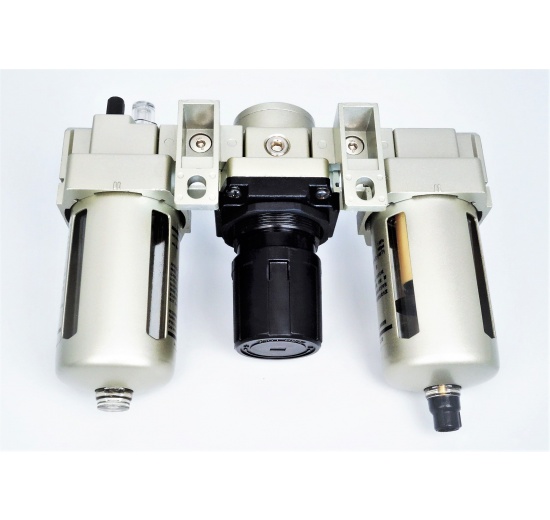 jednotka na úpravu stlačeného vzduchu - filtr + regulátor + lubrikátor