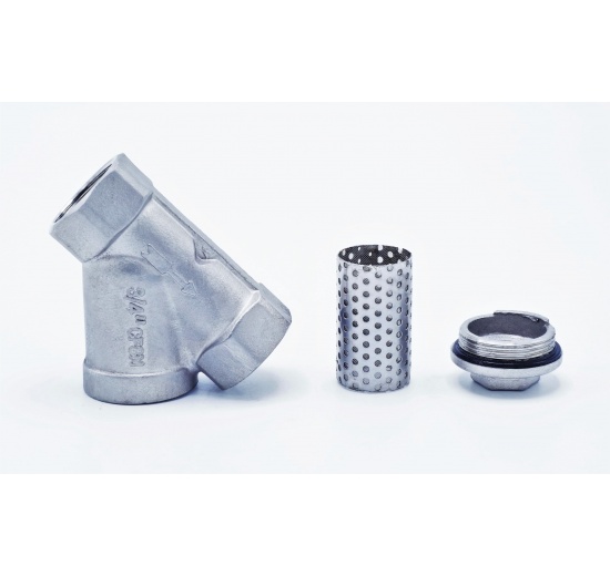 Les components du filtre à tamis en Y 3/4” DN20